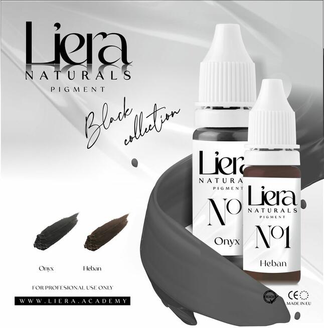 Rewelacyjne pigmenty do makijażu permanentnego LIERA