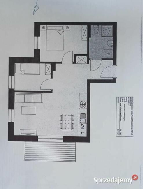 Lokal 3-pokoje-Pisz Al. Piłsudskiego 15A+Miejsce Postojowe