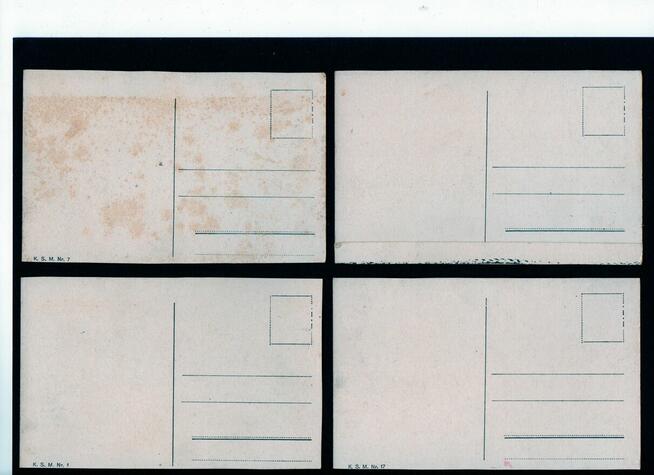 Pocztówki bez obiegu, czyste