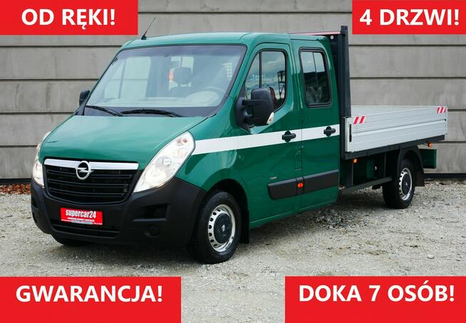 Opel Movano DOKA 7 osob. / Jak Nowy / 2,3 / 170 KM / NAVI / KLIMA / HAK / Tepmomat
