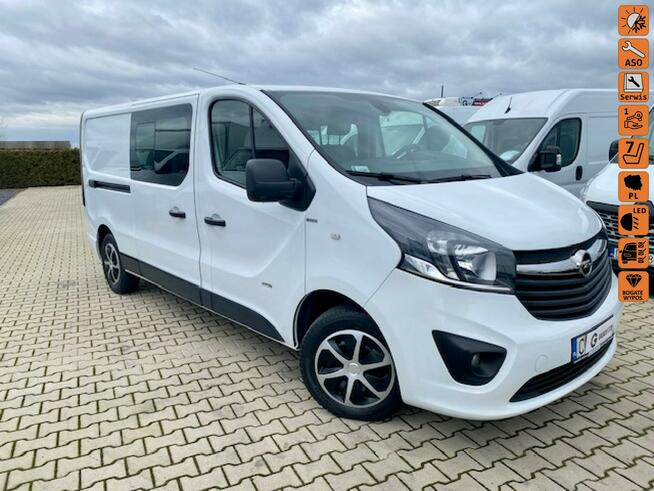 Opel Vivaro SALON PL / DOKA 6 OSÓB + CHŁODNIA / DŁUGI / SERWIS / GWARANCJA