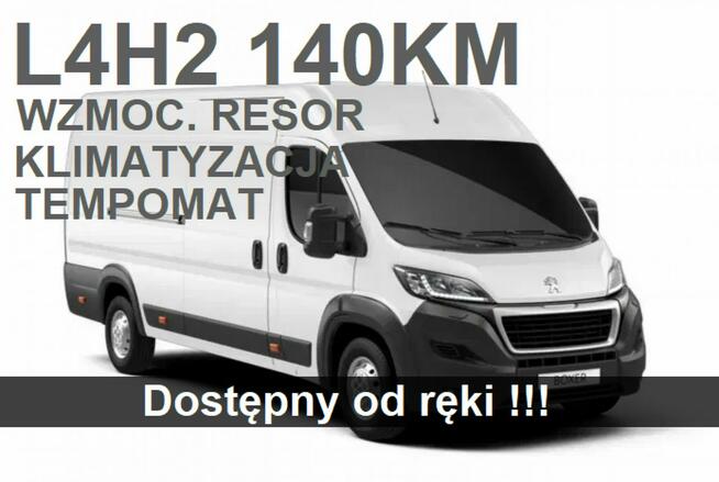 Peugeot Boxer L4H2 140KM Klima wzmocniony resor  Dostępny od ręki - 1785zł