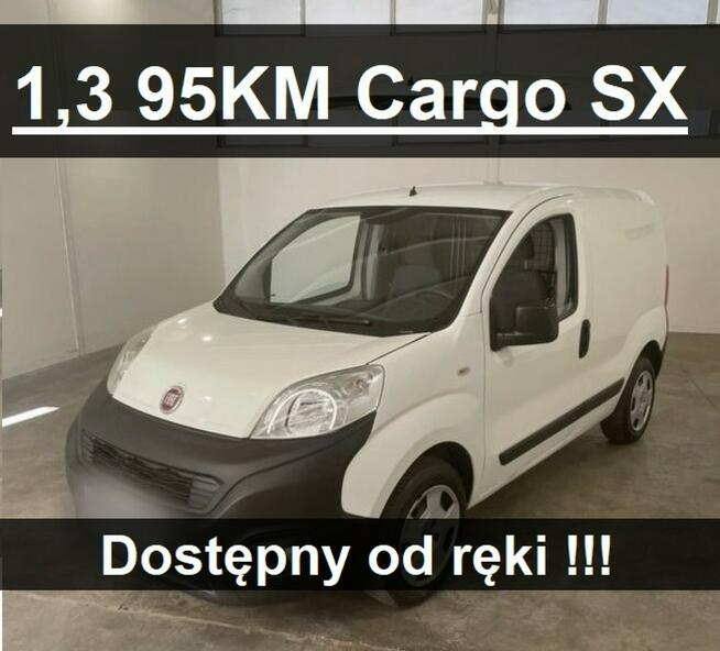 Fiat Fiorino Cargo SX 95KM Klimatyzacja Tempomat 752zł Dostępny od ręki