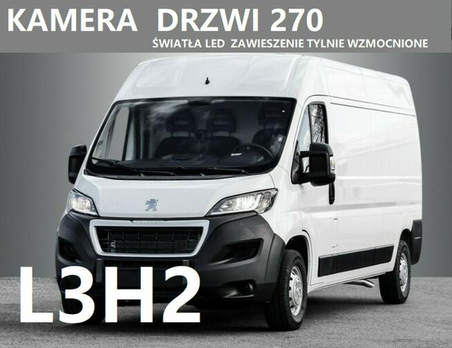 Peugeot Boxer L3H2 165KM Drzwi 270 Kamera Światła LED 1741zł Dostępny od ręki