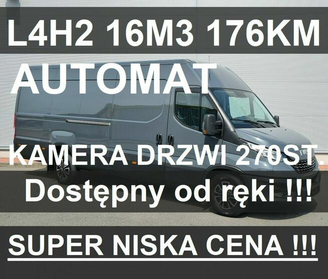 Iveco Daily 35S18 H 16m3 L4H2 Furgon Automat Kamera 176KM Od ręki Niska Cena 2451zł