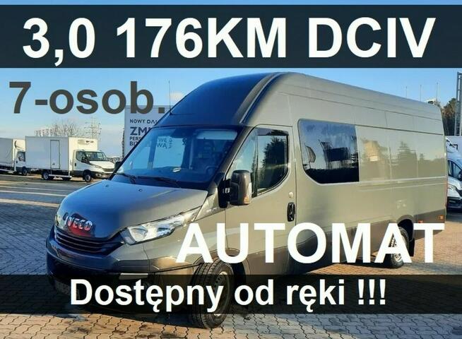 Iveco Daily 35S18 H 16m3 L4H2 Brygadowy 7-osob. Automat Kamera 176KM Od ręki 2846zł