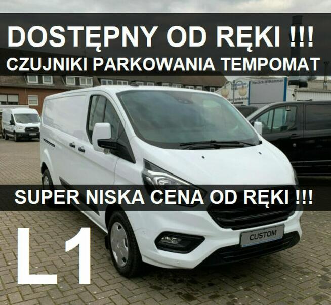 Ford Transit Custom Super Niska Cena L1 130KM Hal holow. Czujniki Dostępny od ręki 1617zł