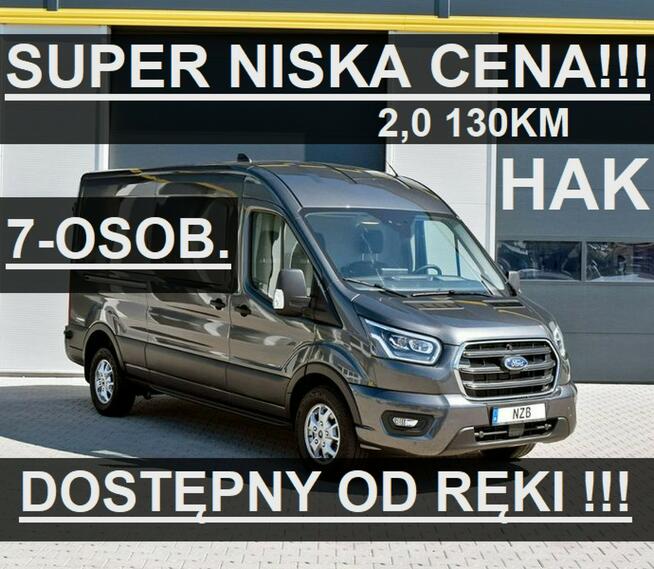 Ford Transit L3H2 130KM Brygada 7-osob.  Niska Cena Dostępny od ręki ! 2097 zł