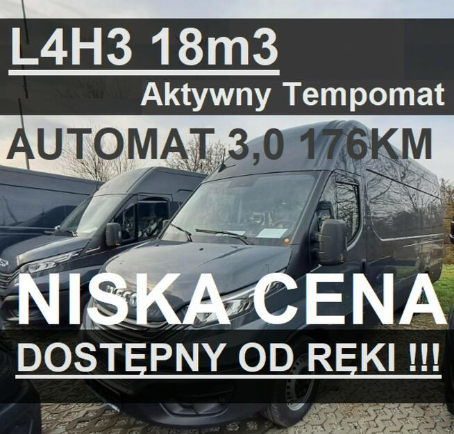 Iveco Daily 35S18 H 18m3 L4H3 176KM Furgon Automat Aktywny Temp.Od ręki Niska Cena 2276 zł