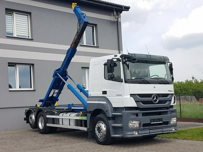 Mercedes AXOR ACTROS 2540 HAKOWIEC 3 OSIE 6x2 KLIMA HAKOWIEC SKIBICKI HKS-20 POD KONTENERY