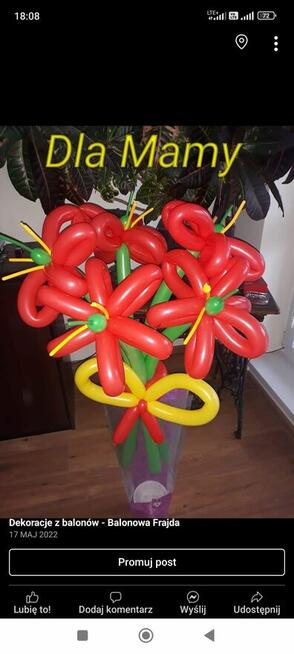 Dzień Babci i Dziadka bukiety z balonów