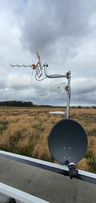 Montaż anten ustawianie TV DVB-T SAT LTE Trzebnica +okolice