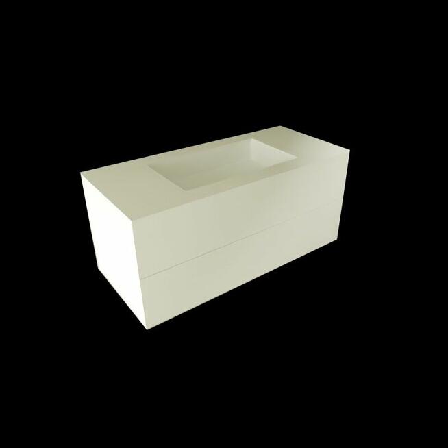 Szafka kompozytowa (115x50x50cm) ze zintegrowaną umywalką