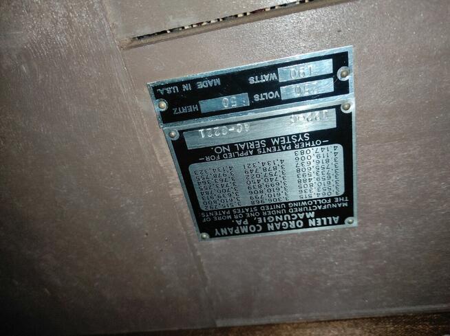 Organy kościelne Allen