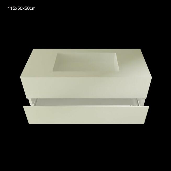 Szafka kompozytowa (115x50x50cm) ze zintegrowaną umywalką