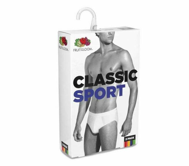 2-pack Slipy classic sport szare FRUIT of the LOOM Warszawa