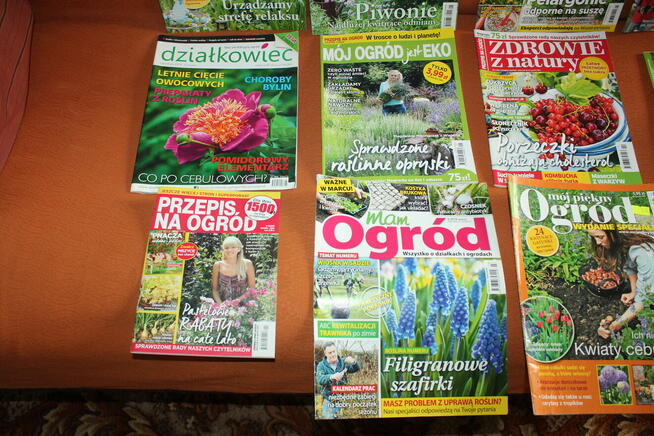Gazety ogrodnicze Mój piękny ogród Mam Ogród Działkowiec