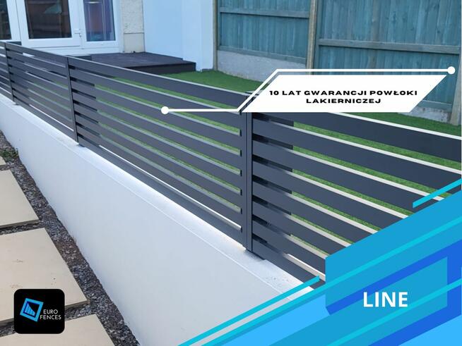 Nowoczesne ogrodzenie aluminiowe