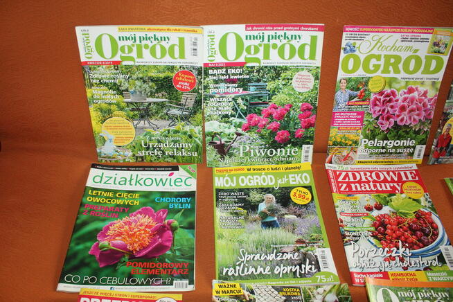 Gazety ogrodnicze Mój piękny ogród Mam Ogród Działkowiec