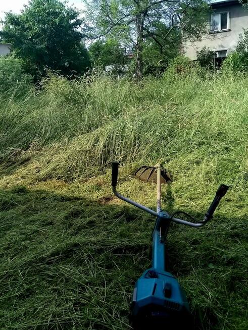 Koszenie trawy, karczowanie działek