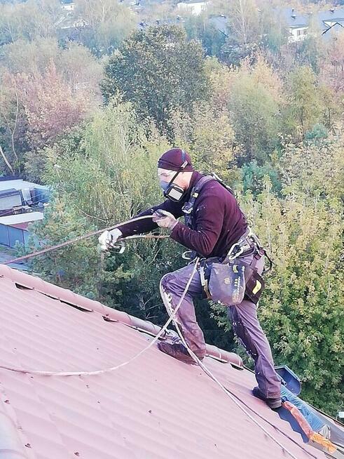 Malowanie dachów, konstrukcji stalowych