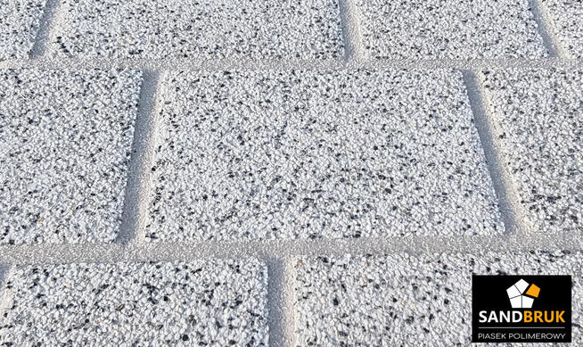 SandBruk Piasek Polimerowy Fuga Do Kostki Brukowej Biało Sza