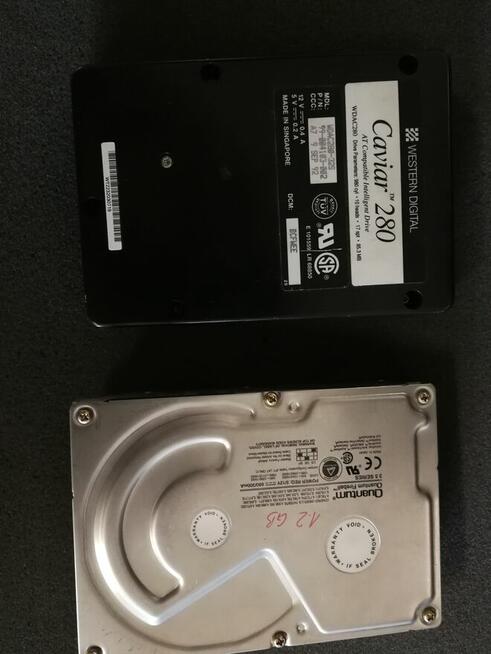 Dysk 3,5 QUANTUM Fireball 1280AT PATA IDE ATA vintage