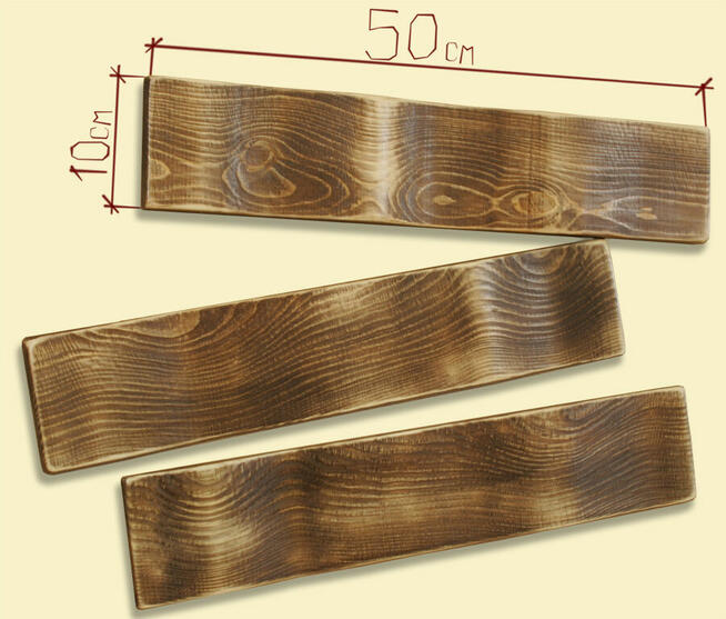 Listwy, drewniane panele na ścianę. Naturalne drewno sosna.