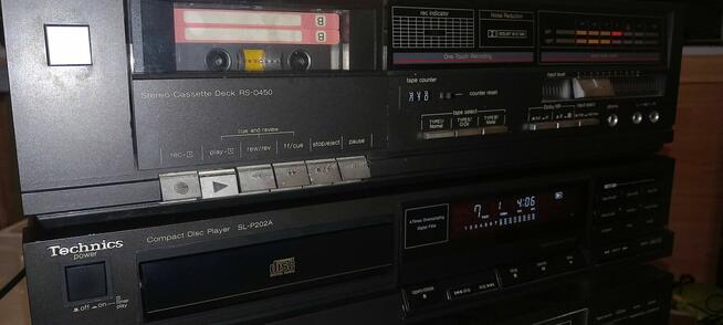 Technics Wieża .Amplituner, Deck oraz CD.