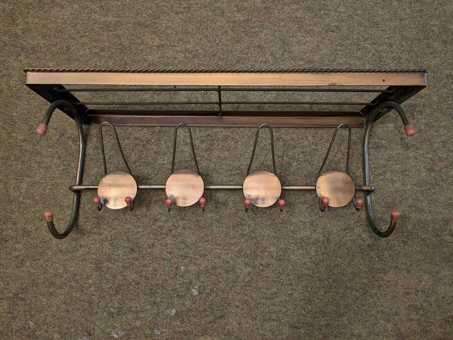 Wieszak przedpokój ręcznie robiony barwa miedziana