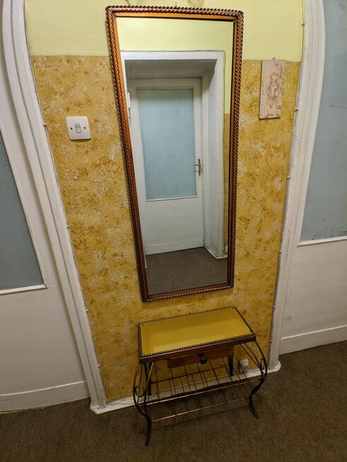 Lustro ręcznie robione barwa miedziana