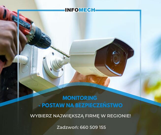 Montaż, sprzedaż monitoringu IP/Telewizji CCTV