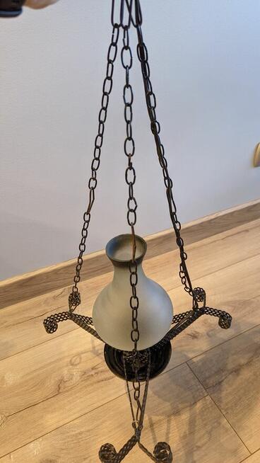 Lampa wisząca Żyrandol ręcznie robiony barwa miedziana