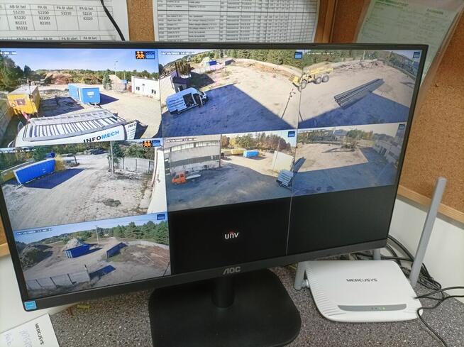 Montaż, sprzedaż monitoringu IP/Telewizji CCTV