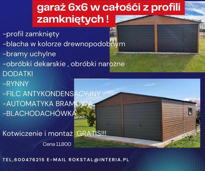 Garaże blaszane śląskie