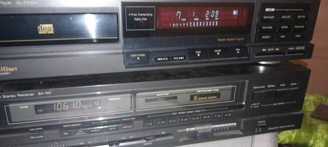 Technics Wieża .Amplituner, Deck oraz CD.