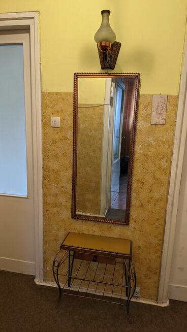 Lustro ręcznie robione barwa miedziana