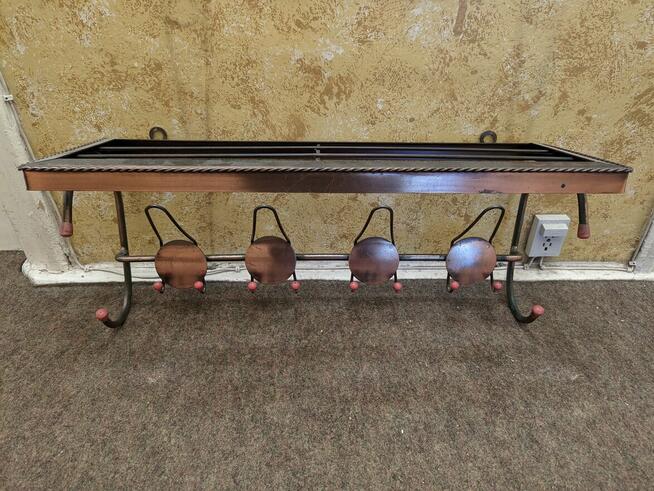 Wieszak przedpokój ręcznie robiony barwa miedziana