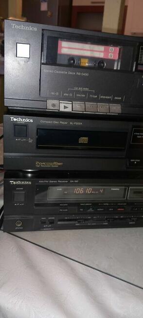 Technics Wieża .Amplituner, Deck oraz CD.