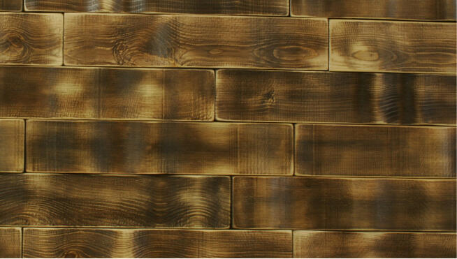 Listwy, drewniane panele na ścianę. Naturalne drewno sosna.