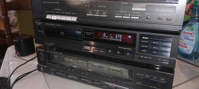 Technics Wieża .Amplituner, Deck oraz CD.