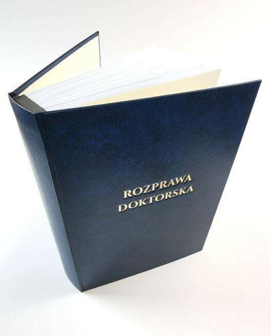 Oprawa prac dyplomowych; druk, szycie i oprawa prac, wysyłka