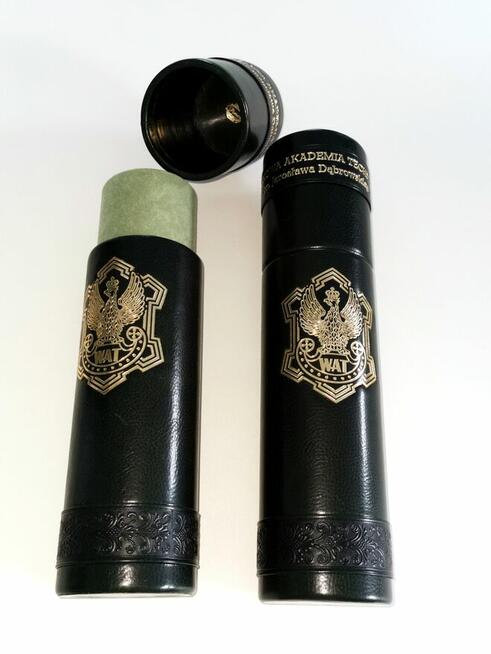 Tuby na dyplomy, etui ozdobne, pudełka, piórniki skórzane.