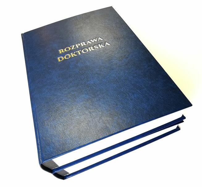 Oprawa prac dyplomowych; druk, szycie i oprawa prac, wysyłka