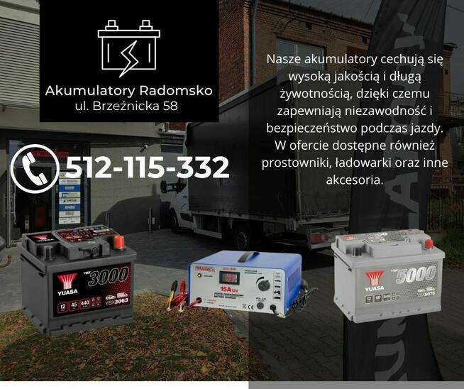 Akumulator MAXXOM 190Ah 1150A L+ Radomsko, Brzeźnicka 58