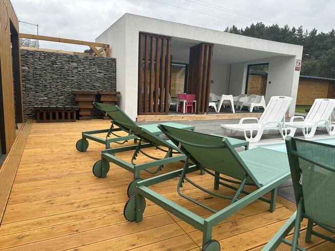 Bungalow z Bania Basen Sauna w Cenie Panieńskie-Kawalerskie