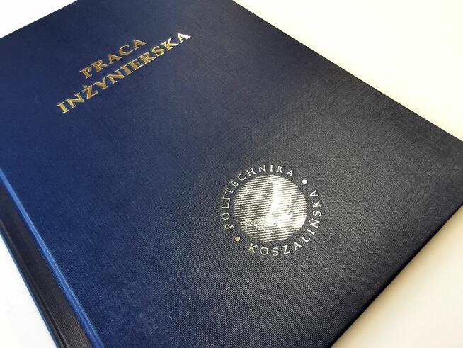 Oprawa prac dyplomowych; druk, szycie i oprawa prac, wysyłka