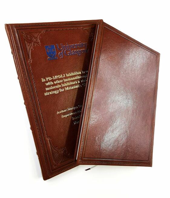 Oprawa prac dyplomowych; druk, szycie i oprawa prac, wysyłka