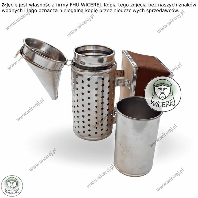 Podkurzacz Premium z Wkładem i z Chłodnicą Odymiacz Ocynkowa