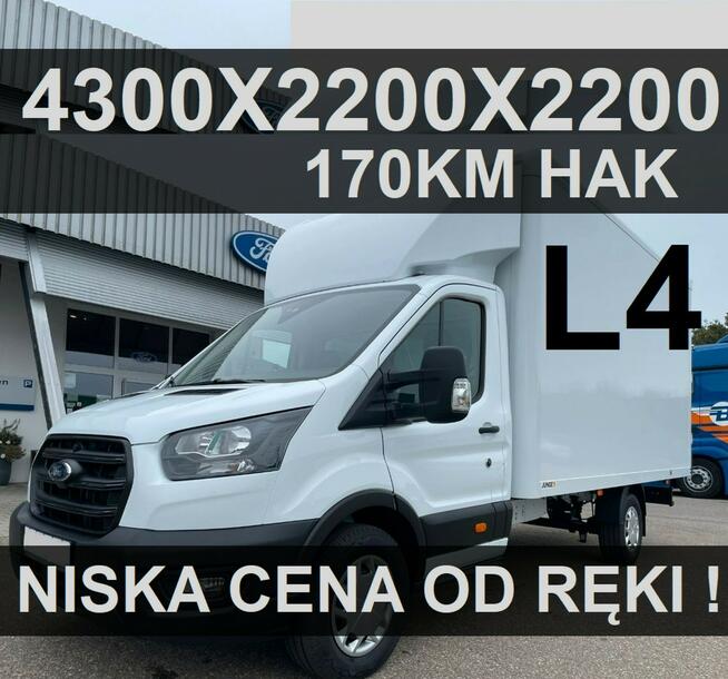 Ford Transit L4 170KM Kontener Dostępny od ręki Niska Cena 4300x2200x2200 2038 zł